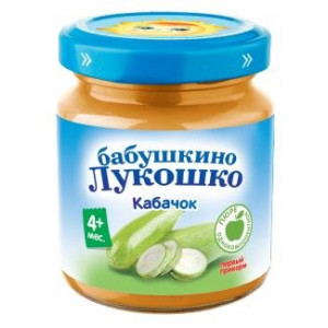 Б.ЛУКОШКО ПЮРЕ 100Г. КАБАЧКИ 4+МЕС. Б.ЛУКОШКО ПЮРЕ 100Г. КАБАЧКИ 4+МЕС.