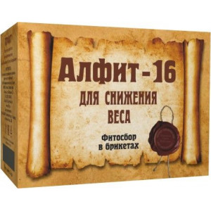 АЛФИТ-16 СБОР Д/СНИЖЕНИЯ ВЕСА 2Г. №30Х2 (120Г.) АЛФИТ-16 СБОР Д/СНИЖЕНИЯ ВЕСА 2Г. №30Х2 (120Г.)