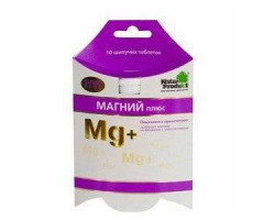 МАГНИЙ ПЛЮС №10 ШИП.ТАБ. /НАТУР ПРОДУКТ/