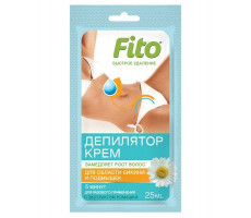 ФИТОКОСМЕТИК БЫСТРОЕ УДАЛЕНИЕ КРЕМ Д/ДЕПИЛ. БИКИНИ БЫСТРОЕ УДАЛЕНИЕ РОМАШКА 25МЛ. ФИТО