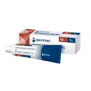 ПИРОКСИКАМ-ВЕРТЕ 1% 50Г. ГЕЛЬ Д/НАРУЖ.ПРИМ. ТУБА