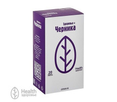 ФИТОЧАЙ ЗДОРОВЬЕ+ЧЕРНИКА 2Г. №20 ПАК. /ЗДОРОВЬЕ/