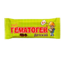 ГЕМАТОГЕН ДЕТСКИЙ ТУРБО ШКОЛЬНИК 5+ 30/35Г. /ФАРМ-ПРО/
