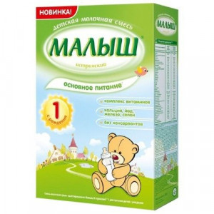 МАЛЫШ 1 ИСТРИНСКИЙ СМЕСЬ МОЛ. 350Г. 0+МЕС. МАЛЫШ 1 ИСТРИНСКИЙ СМЕСЬ МОЛ. 350Г. 0+МЕС.