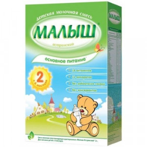 МАЛЫШ 2 ИСТРИНСКИЙ СМЕСЬ МОЛ. 350Г. 6+МЕС. МАЛЫШ 2 ИСТРИНСКИЙ СМЕСЬ МОЛ. 350Г. 6+МЕС.