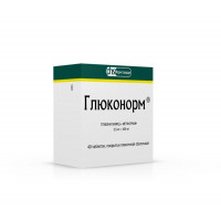 ГЛЮКОНОРМ 2,5МГ.+400МГ. №40 ТАБ. П/П/О