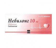 НЕБИЛОНГ 10МГ. №30 ТАБ.
