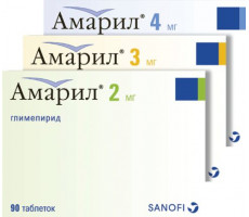 АМАРИЛ 3МГ. №90 ТАБ.