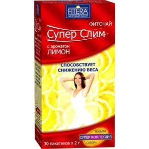 СУПЕР-СЛИМ ФИТОЧАЙ ЛИМОН 2Г. №30 ПАК. СУПЕР-СЛИМ ФИТОЧАЙ ЛИМОН 2Г. №30 ПАК.