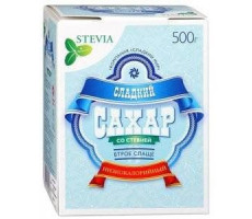 СЛАДКИЙ САХАР СО СТЕВИЕЙ 500Г.