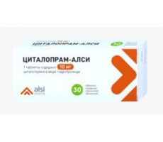 ЦИТАЛОПРАМ-АЛСИ 10МГ. №30 ТАБ. П/П/О /АЛСИ/