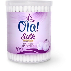 ОЛА ВАТНЫЕ ПАЛОЧКИ №100 ПЛАСТ. [OLA]