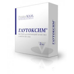 ГЛУТОКСИМ 10МГ/МЛ. 2МЛ. №5 Р-Р Д/ИН. АМП. /ФАРМА ВАМ/ГРОТЕКС/ ГЛУТОКСИМ 10МГ/МЛ. 2МЛ. №5 Р-Р Д/ИН. АМП. /ФАРМА ВАМ/ГРОТЕКС/