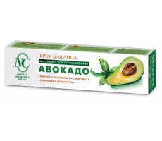 КРЕМ Д/ЛИЦА АВОКАДО ПИТ. Д/ЧУВСТ.КОЖИ 40МЛ. /НК/НЕВСКАЯ КОСМЕТИКА/