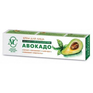 КРЕМ Д/ЛИЦА АВОКАДО ПИТ. Д/ЧУВСТ.КОЖИ 40МЛ. /НК/НЕВСКАЯ КОСМЕТИКА/ КРЕМ Д/ЛИЦА АВОКАДО ПИТ. Д/ЧУВСТ.КОЖИ 40МЛ. /НК/НЕВСКАЯ КОСМЕТИКА/