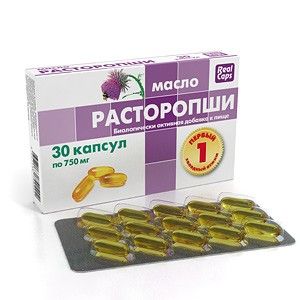 РАСТОРОПШИ МАСЛО ПЕРВЫЙ ХОЛОД.ОТЖИМ 750МГ. №30 КАПС. /РЕАЛКАПС/ РАСТОРОПШИ МАСЛО ПЕРВЫЙ ХОЛОД.ОТЖИМ 750МГ. №30 КАПС. /РЕАЛКАПС/