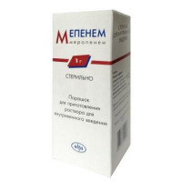 МЕПЕНЕМ 1Г. №1 ПОР. Д/Р-РА Д/В/В ФЛ. (МЕРОПЕНЕМ) /ЭЛЬФА/