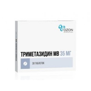 ТРИМЕТАЗИДИН МВ 35МГ. №30 ТАБ.ПРОЛОНГ. П/П/О /АТОЛЛ/ОЗОН/