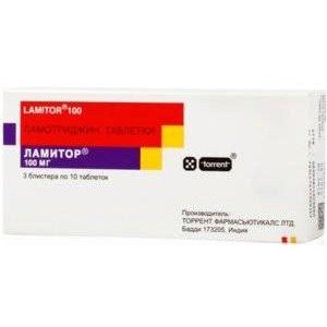 ЛАМИТОР 100МГ. №30 ТАБ. ЛАМИТОР 100МГ. №30 ТАБ.