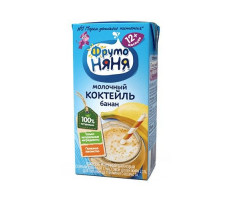 ФРУТОНЯНЯ ДЕСЕРТ КОКТЕЙЛЬ МОЛОЧНЫЙ БАНАН 2,1% ЖИРА 200МЛ. 12+МЕС.