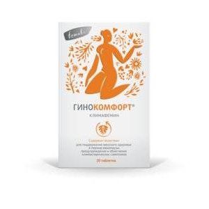 ГИНОКОМФОРТ КЛИМАФЕМИН №20 ТАБ. П/О ГИНОКОМФОРТ КЛИМАФЕМИН №20 ТАБ. П/О