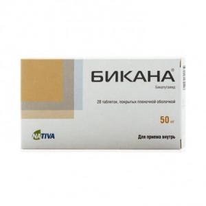 БИКАНА 50МГ. №28 ТАБ. П/П/О /ФАРМСТАНДАРТ/ БИКАНА 50МГ. №28 ТАБ. П/П/О /ФАРМСТАНДАРТ/