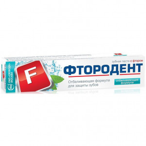 ФТОРОДЕНТ ЗУБ.ПАСТА ОТБЕЛ. 62Г. ТУБА ФТОРОДЕНТ ЗУБ.ПАСТА ОТБЕЛ. 62Г. ТУБА