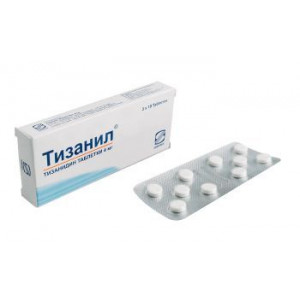 ТИЗАНИЛ 4МГ. №30 ТАБ. /СИМПЕКС ФАРМА/ ТИЗАНИЛ 4МГ. №30 ТАБ. /СИМПЕКС ФАРМА/