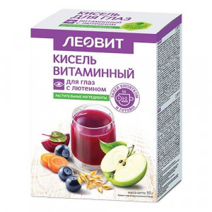 ЛЕОВИТ КИСЕЛЬ ВИТАМИННЫЙ Д/ГЛАЗ С ЛЮТЕИНОМ 18Г. №5 ПАК. ЛЕОВИТ КИСЕЛЬ ВИТАМИННЫЙ Д/ГЛАЗ С ЛЮТЕИНОМ 18Г. №5 ПАК.