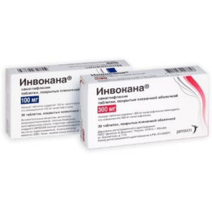 ИНВОКАНА 300МГ. №30 ТАБ. П/П/О ИНВОКАНА 300МГ. №30 ТАБ. П/П/О