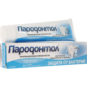 ПАРОДОНТОЛ ЗУБ.ПАСТА А/БАКТЕР. ЗАЩИТА 63Г./50МЛ. Л/Т ПАРОДОНТОЛ ЗУБ.ПАСТА А/БАКТЕР. ЗАЩИТА 63Г./50МЛ. Л/Т