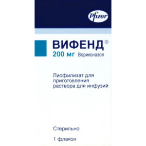 ВИФЕНД 200МГ. №1 ЛИОФ. Д/Р-РА Д/ИНФ. ФЛ. /ПФАЙЗЕР/ ВИФЕНД 200МГ. №1 ЛИОФ. Д/Р-РА Д/ИНФ. ФЛ. /ПФАЙЗЕР/