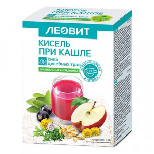 ЛЕОВИТ КИСЕЛЬ ПРИ КАШЛЕ 20Г. №5 ПАК. ЛЕОВИТ КИСЕЛЬ ПРИ КАШЛЕ 20Г. №5 ПАК.