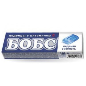 БОБС ЛЕДЕНЦЫ ОТ КАШЛЯ ЛЕДЯНАЯ СВЕЖЕСТЬ 35Г.(№10)Х12
