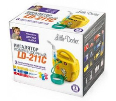 ЛИТТЛ ДОКТОР ИНГАЛЯТОР КОМПРЕС. LD-211C ЖЕЛТЫЙ [LITTLE DOCTOR]