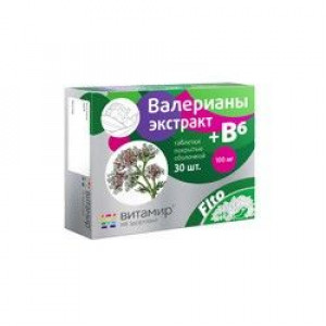 ВИТАМИР ВАЛЕРИАНА ЭКСТРАКТ+В6 №50 ТАБ. П/О /КВАДРАТ-С/