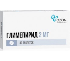ГЛИМЕПИРИД 2МГ. №30 ТАБ. /ОЗОН/