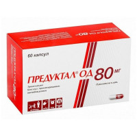 ПРЕДУКТАЛ ОД 80МГ. №60 КАПС.ПРОЛОНГ.ВЫСВ.