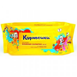 КУРНОСИКИ САЛФЕТКИ ВЛАЖН. №100 /АРТ.40017/ КУРНОСИКИ САЛФЕТКИ ВЛАЖН. №100 /АРТ.40017/