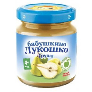 Б.ЛУКОШКО ПЮРЕ 100Г. ГРУША 4+ Б.ЛУКОШКО ПЮРЕ 100Г. ГРУША 4+
