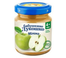 Б.ЛУКОШКО ПЮРЕ 100Г. ЯБЛОКО 4+МЕС.