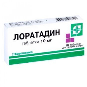 ЛОРАТАДИН 10МГ. №10 ТАБ. /БИОСИНТЕЗ/ ЛОРАТАДИН 10МГ. №10 ТАБ. /БИОСИНТЕЗ/