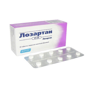 ЛОЗАРТАН-АКОС 25МГ. №30 ТАБ. П/П/О /БИОКОМ/ ЛОЗАРТАН-АКОС 25МГ. №30 ТАБ. П/П/О /БИОКОМ/