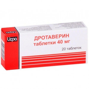 ДРОТАВЕРИН 40МГ. №20 ТАБ. /ИРБИТСКИЙ/ ДРОТАВЕРИН 40МГ. №20 ТАБ. /ИРБИТСКИЙ/