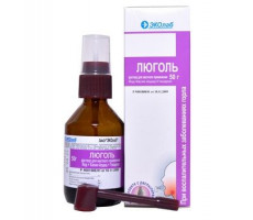 ЛЮГОЛЯ С ГЛИЦЕР. 50Г. Р-Р Д/МЕСТ.ПРИМ. ФЛ. +НАСАДКА РАСПЫЛИТЕЛЬ /ЭКОЛАБ/