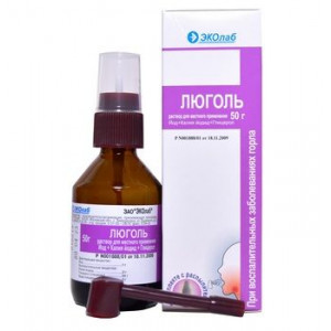 ЛЮГОЛЯ С ГЛИЦЕР. 50Г. Р-Р Д/МЕСТ.ПРИМ. ФЛ. +НАСАДКА РАСПЫЛИТЕЛЬ /ЭКОЛАБ/