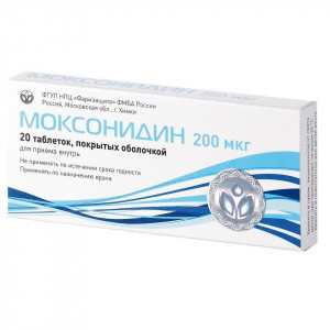 МОКСОНИДИН 0,2МГ. №20 ТАБ. П/П/О /ФАРМЗАЩИТА/ МОКСОНИДИН 0,2МГ. №20 ТАБ. П/П/О /ФАРМЗАЩИТА/