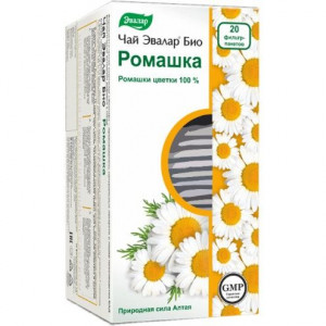 ЧАЙ БИО РОМАШКА 1,2Г. №20 ПАК. /ЭВАЛАР/ (БАД) ЧАЙ БИО РОМАШКА 1,2Г. №20 ПАК. /ЭВАЛАР/ (БАД)