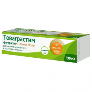 ТЕВАГРАСТИМ 60МЛН.МЕ/МЛ. 0,8МЛ. №1 Р-Р Д/В/В,П/К ШПРИЦ Р-Р+УСТР. /ТЕВА/ ТЕВАГРАСТИМ 60МЛН.МЕ/МЛ. 0,8МЛ. №1 Р-Р Д/В/В,П/К ШПРИЦ Р-Р+УСТР. /ТЕВА/