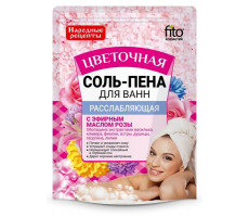 НАРОДНЫЕ РЕЦЕПТЫ СОЛЬ-ПЕНА Д/ВАНН ЦВЕТОЧНАЯ РАССЛАБЛ. 200Г. /ФИТОКОСМЕТИК/